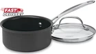 Cuisinart 1-QUART Saucepan, Chef's Classic Nonstick Hard Anodized W/cov New. Price: $35.10.
