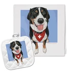 Greater Swiss Mountain Dog Kitchen Dish Towel And Pot Holder Gift Set New. Price: $24.95.