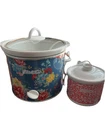 Lnib-pioneer Woman Crockpot Set Of 2/FANCY Flourish 4QT & 0.65QT Slow Cooker/ New. Price: $59.00.