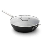 Calphalon 12" Hard Anodized Nonstick Jumbo Fry Pan With Lid New. Price: $120.99.