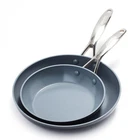 Greenpan Valencia Pro Hard Anodized 8 10 Frying Set Gray New. Price: $179.99.
