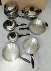 Townecraft Chefs T304 Cookware 13 Pc Set Dutch Oven, Saucepans, Fry Used. Price: $498.76.