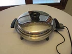 Townecraft Chef's Ware Stainless Steel Electric Skillet Model 92010 With Lid Used. Price: $80.99.