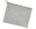 Pibc 8X6 Cast Iron Chainmail Scrubber For Pans, Griddle & Bbq Grill New. Price: $11.90.