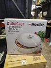 Mueller 6QT Enameled Cast Iron Dutch Oven, Heavy-duty Casserole And Braiser P... New. Price: $51.97.