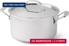 Cuisinart 744-24 Chef's Classic Stainless Stockpot With Cover, 6-QUART,SILVER New. Price: $76.94.