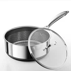 With Lid, Kurrungie 2.8 Quart Hybrid Stainless Steel Saucepan, 8-IN... New. Price: $100.68.