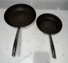 Williams Sonoma Hestan Thermo-clad Stainless Non-stick 8 & 10 Skillet Italy Used. Price: $79.99.