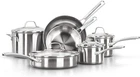 10-PIECE Classic Stainless Steel Cookware Set With Stay-cool Handles New. Price: $333.99.