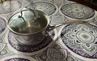 Calphalon 870212 2.5 Qt Stainless Steel Steamer Insert Set W/ Glass Lid Used. Price: $31.99.