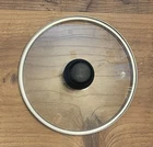 9 Inch Replacement Tramontina Round Glass Lid Only For 8.5" Pot Pan Knob Handle Used. Price: $10.95.