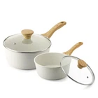Sensarte White Ceramic Nonstick Saucepan Lid Set, Small Cooking Pot With... New. Price: $81.05.