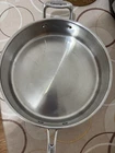 Cuisinart 733-30H 5.5 Quart Saute Pan With Helper Handle Cover Silver Used. Price: $58.99.