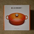 New Creuset Signature Oval Dutch Oven 8 Qt 33CM Marseille Cast Iron Casserole. Price: $375.00.