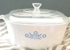 Rare 1969 1/2 Qt Vintage Corningware Blue Cornflower Casserole Dish With Lid New. Price: $44.25.