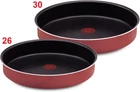 Tefal Deep Oven Set Non Stick Red Coated In France 30, 26 Cm New. Price: $127.99.