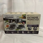 Circulon Scratchdefense A1 8-PC Nonstick Cookware Set, Graphite New. Price: $229.99.