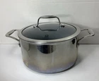 Zwilling-j Henckels 6 Qt Pot Lid 18/10 Stainless Steel Ceran-halogen-induction Used. Price: $79.00.