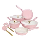 Paris Hilton Ceramic Nonstick Cookware Set, Cast Aluminum With Dual Layer Non... New. Price: $164.00.