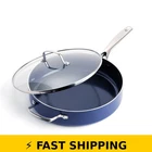 Blue Diamond 5QT Nonstick Jumbo Saut Pan With Lid New. Price: $77.99.