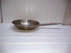 Thunder Group Nsf Stainless Steel 8" Skillet Open Saute Chef's Pan Frying Pot Used. Price: $39.99.