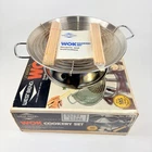 West Bend Wok Cookery Set No. 5294 Liter Stove Top W/box Manual Chopsticks Vtg Used. Price: $28.38.