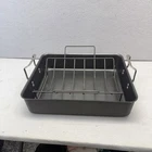 New Calphalon Premier Hard-anodized Nonstick 16-INCH Roasting Pan With Rack. Price: $50.00.
