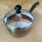Farberware Qt 6-INCH Stainless Steel Sauce Pan 18/10 With Lid See Video Used. Price: $9.99.