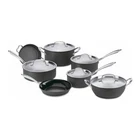 Cuisinart GG-12 Greengourmet Hard Anodized Piece Cookware Set Black Steel New. Price: $495.99.