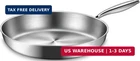Ewfen 12 Inch Tri-ply Stainless Steel Frying Pan, Compatible With All Cooktops U New. Price: $31.48.