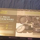 Thyme & Table Signature Series 12PC Non-stick Ss Induction Oven Safe Black New. Price: $105.65.