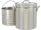 Bayou Classic 1124 24-QT Stainless Stockpot With Basket New. Price: $136.93.