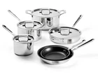 All-clad D5 Pro Stainless Non-stick 10-PIECE Cookware Set New. Price: $699.99.