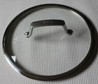 Ninja Foodi Neverstick Pot Replacement Glass Lid ONLY-8.5" Inner Rim 9" Outer Used. Price: $12.99.