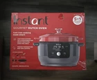 Instant Gourmet Qt Precision Electric Dutch Oven 5-IN-1 Cast Iron Red 6226685 New. Price: $159.00.