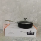 Le Creuset Toughened Nonstick Pro Saute Pan With Glass Lid, 3.5 Quart *new*. Price: $149.95.