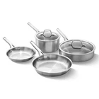 Home Chef Cookware Set - Calphalon 6 Piece Stainless Steel Induction Safe New. Price: $299.99.