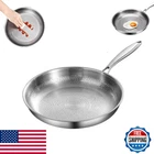 Wynfelo Titanium Hammered Pan Pro 2025 Non-stick Cookware Even Heating Durable New. Price: $80.08.