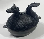 Plow & Hearth Dragon Wood Stove Steamer Cast Iron Fireplace Humidifier Guc Used. Price: $95.00.