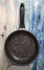 Mopita Smart Living 8.5" Non-stick Forged Aluminum Fry Pan Stone Effect Black Used. Price: $24.95.