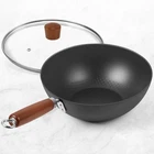 Brbrgo Carbon Steel Wok Pan, 9.5" Authentic Chinese Stir-fry Pans Set With Gl... New. Price: $38.77.