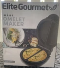 Elite Gourmet EOM205 Non-stick Omelet, Frittata, Snack Pocket Maker New. Price: $20.00.