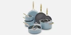 New Greenpan Jewel 11-PIECE Cookware Set Hard Anodized Nonstick. Price: $219.99.