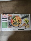 Parini 9" Cast Iron Round Pan Green Enameled Cookware Heavy Duty New. Price: $30.00.