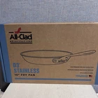 All-clad Metalcrafters D3 Stainless 10 Fry Pan New. Price: $110.00.