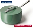 Caraway Nonstick Ceramic Sauce Pan With Lid (3 Qt) - Toxic, Ptfe & Pfoa Free New. Price: $227.81.