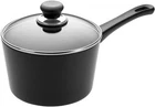 Scanpan Classic 3.25QT Aluminum Non-stick Saucepan With Including Lid, Black Used. Price: $129.99.