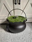 Smith & Clark 4QT Cast Iron Cauldron Witches Brew Bubbling Lid Green New. Price: $110.00.