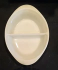 Vintage Glasbake Milk Glass J-239 Baking Dish Divided Oven Proof Yellow Used. Price: $9.95.
