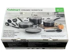 Cuisinart - Ceramic Nonstick 11 Pc Cookware Set Black (new/sealed). Price: $150.00.